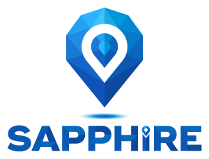 Sapphire app logo.